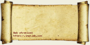 Jasmina Vidojević vizit kartica